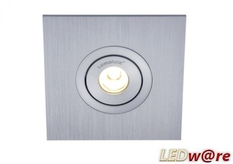 LED inbouwplaat | 1 LEDs | Vierkant | Lumoluce