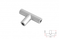 LED Vitrine Spot | Type Mini Track T-connector | Zilver