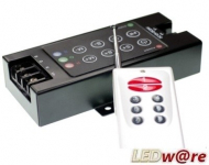 RGB LED Controller | 3 x 48W | 12-24V | + Afstandbedieni