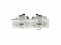 LED inbouwspot | 2 LEDs | Vierkant | 3W | 700mA | Wa