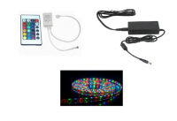 LEDstripset RGB | Controller + LEDstrip 5M 300 LEDs Multikleur + Voeding + Afstandbed