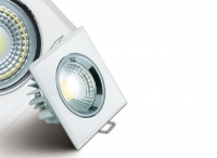 LED inbouwspot | 1 LED | Vierkant | 5W | 450Lm | Doe