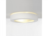 Plafonniere | 5W | Plafondspot, GL 104 E27, rond, wit gips | Rond