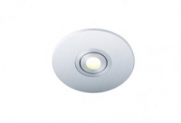 LED inbouwplaat | 1 LEDs | Rond | Lumoluce R100 | Zwart (Geanodiseerd)