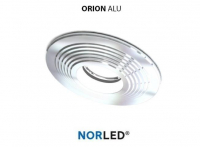 NORLED | LED inbouwspot | 1 LED | Rond | 3W | Warm Wit | ORION GLANZEND ALU