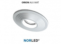 NORLED | LED inbouwspot | 1 LED | Rond | 3W | Warm Wit | ORION MAT ALU